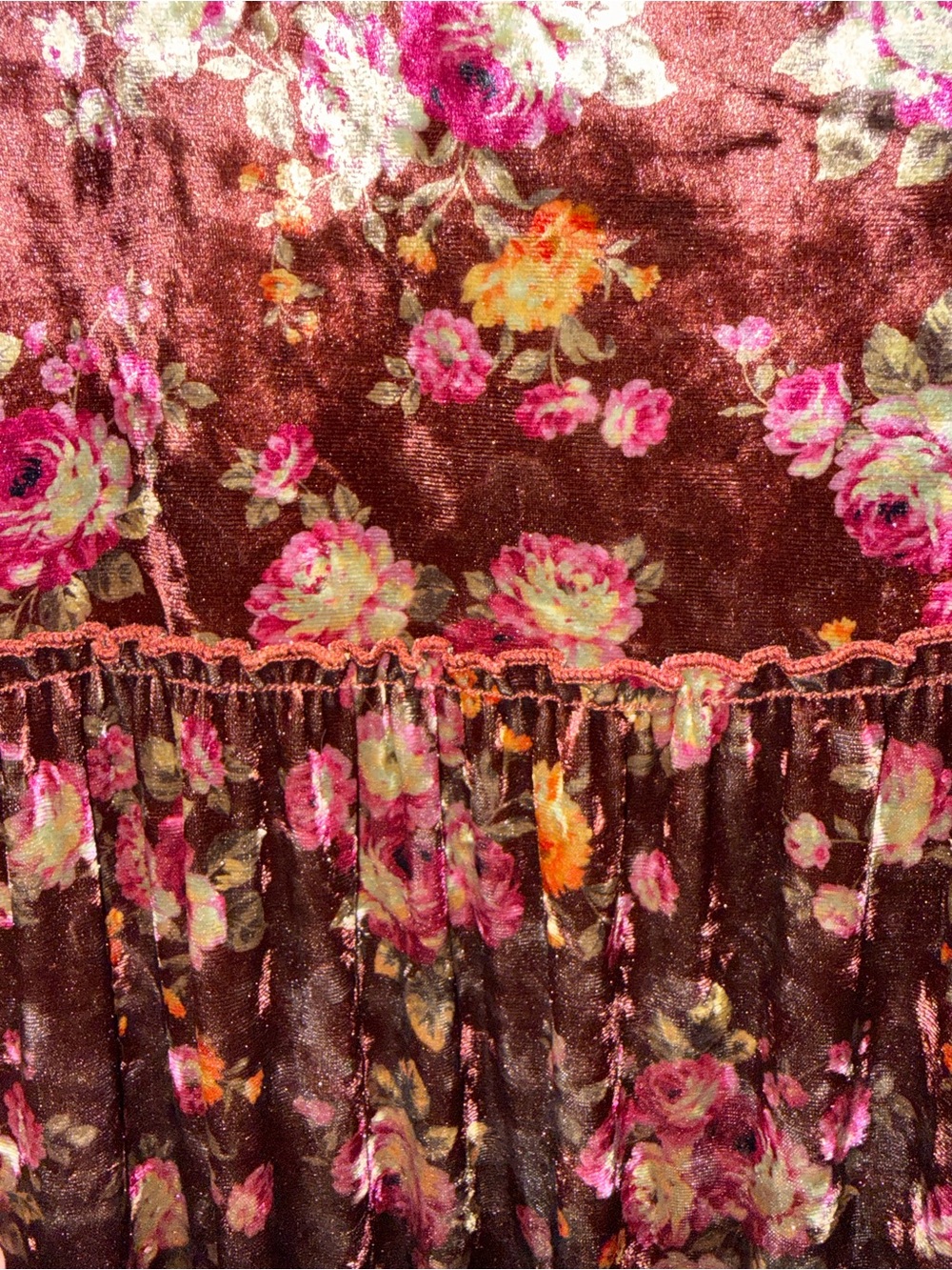 NATURAL LIFE KARLIE VELVET
MAXI DRESS - Picture 5 of 7